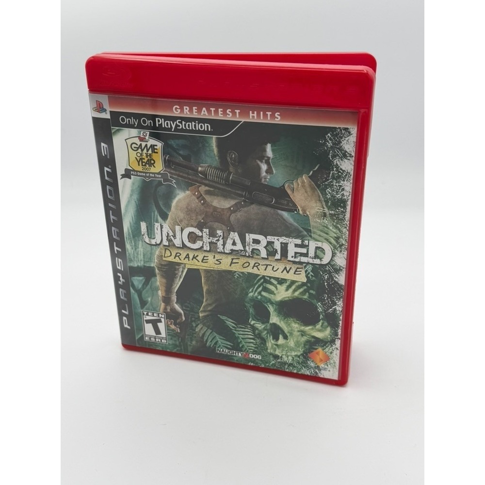 Uncharted Drake's Fortune PS3 Complete CIB Greatest Hits Tested